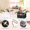 Portable Creative Handbag Flower Paper Packaging Box Bouquet Tote Bags Valentine'S Day Birthday Party Gifts Bags Mother'S Day