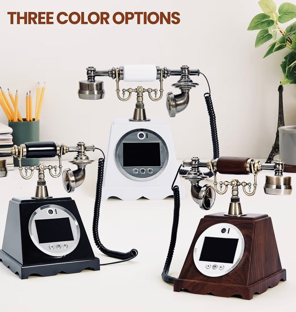 Heirloom™ Retro Video Guest Book Phone – 1080HD Audio & Video Memory Keepsake