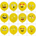 One Year Old Children'S Birthday Party Is Decorated with Lovely Smiling Face Printing Large Eye Latex Balloon