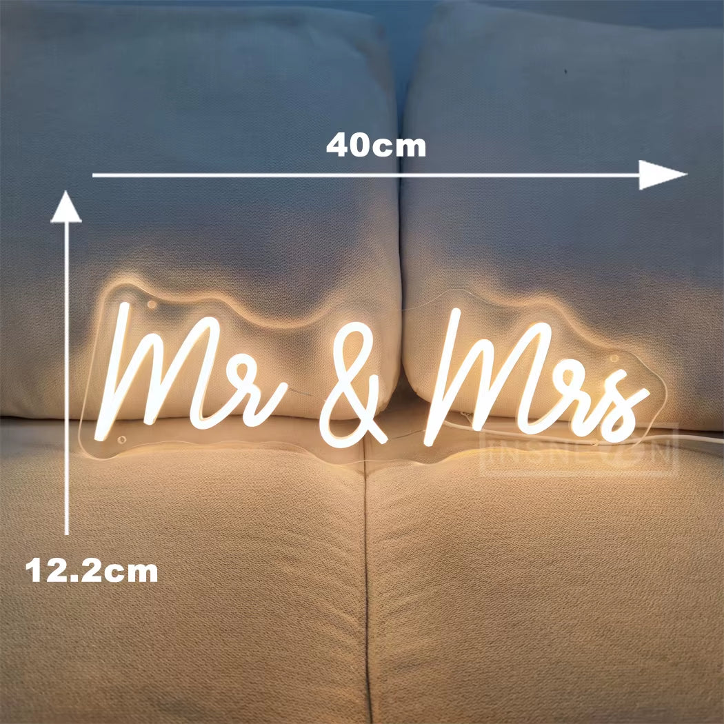 Better Together Neon Sign LED Light with Adjustable Brightness Perfect Wedding Decor Anniversary Mr Mrs Party Decoration USB 5V