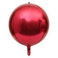 10-70Inch Gold 4D round Foil Balloon Huge 4D Red Silver Foil Helium Air Balloons for Birthday Party Wedding Baby Shower Deocr Gl