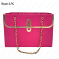 Portable Creative Handbag Flower Paper Packaging Box Bouquet Tote Bags Valentine'S Day Birthday Party Gifts Bags Mother'S Day