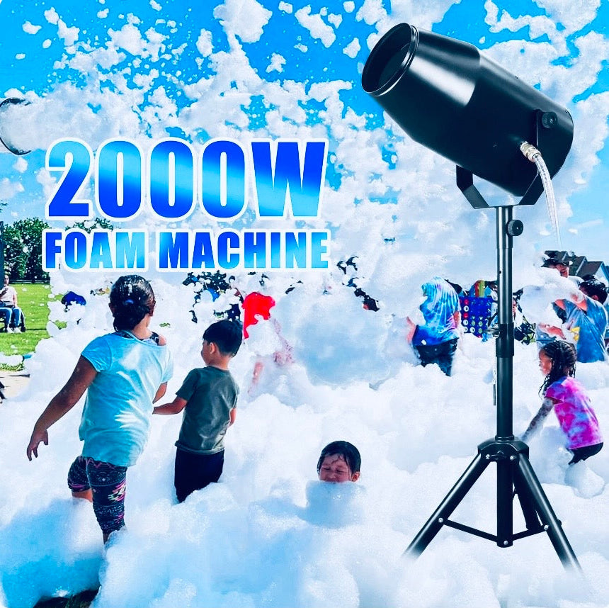 Pro Foam Cannon Machine 2000W - Ultimate Pool, Backyard & Kids Foam Party Machine