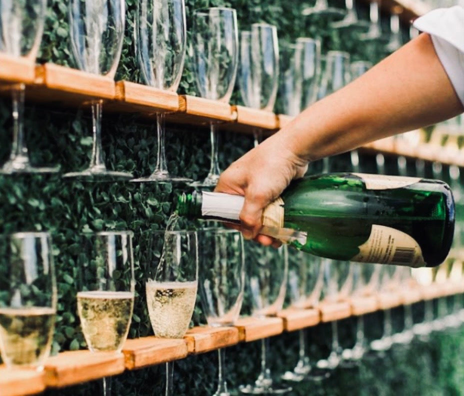 Tailor Elevé™ Luxe Champagne Wall Display Collection – 4 Signature Event Backdrop Styles