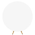 Round Wedding Arch Cover Fitted Wedding Arch Stand Cover round Top Arch Backdrop Cover for Birthday Party Ceremony Banquet Decor