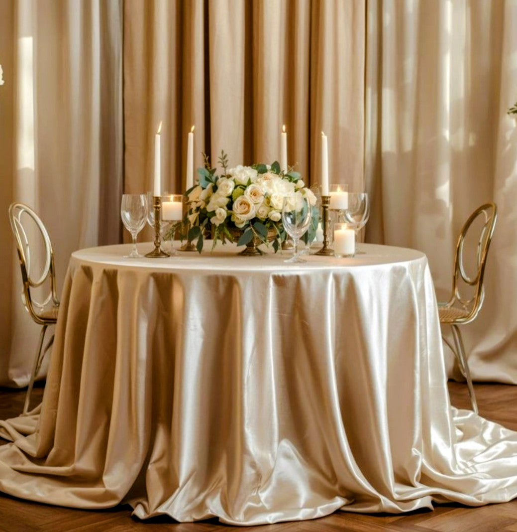 Round Satin Wrinkle-Free & Stain-Resistant