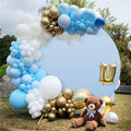 Round Wedding Arch Cover Fitted Wedding Arch Stand Cover round Top Arch Backdrop Cover for Birthday Party Ceremony Banquet Decor