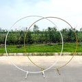 Metal Circle Stand Wedding Arche round Balloon Arch Flower Gold Background Arch DIY Frame Birthday Party Baby Shower Decoration