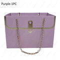Portable Creative Handbag Flower Paper Packaging Box Bouquet Tote Bags Valentine'S Day Birthday Party Gifts Bags Mother'S Day