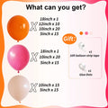 Hot Pink Orange Balloon Garland Arch Kit for Girls Wedding Birthday Party Anniversary Baby Shower Engagement Tropical Decoration