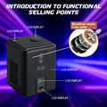 350W Mini Cold Spark Machine Stage Effects Wireless Remote DJ Equipment Party Fountain Spark Machine DMX Control Disco Wedding