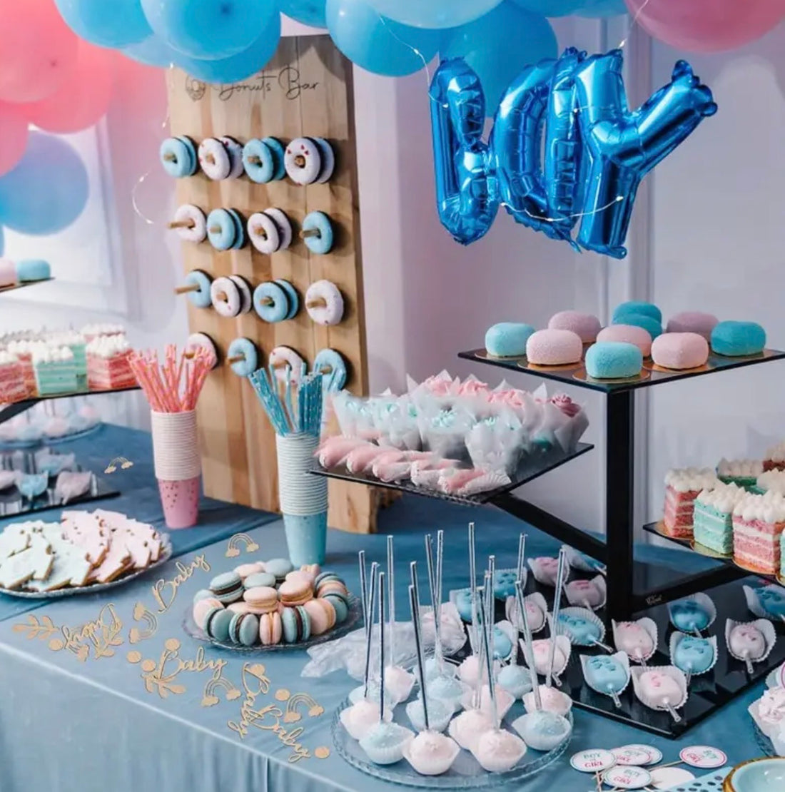 DIY Wooden Donut Wall Rustic Wedding Decoration Table Donut Party Decor Baby Shower Anniversary Birthday Event Party Favor