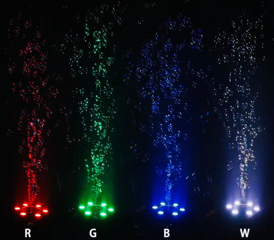 90W 4-in-1 LED Adjustable Head Bubble Fog Machine + High Quality 5L Bubble Fluid/ Oil – Dynamic Party & Complete Event Bundle Kit