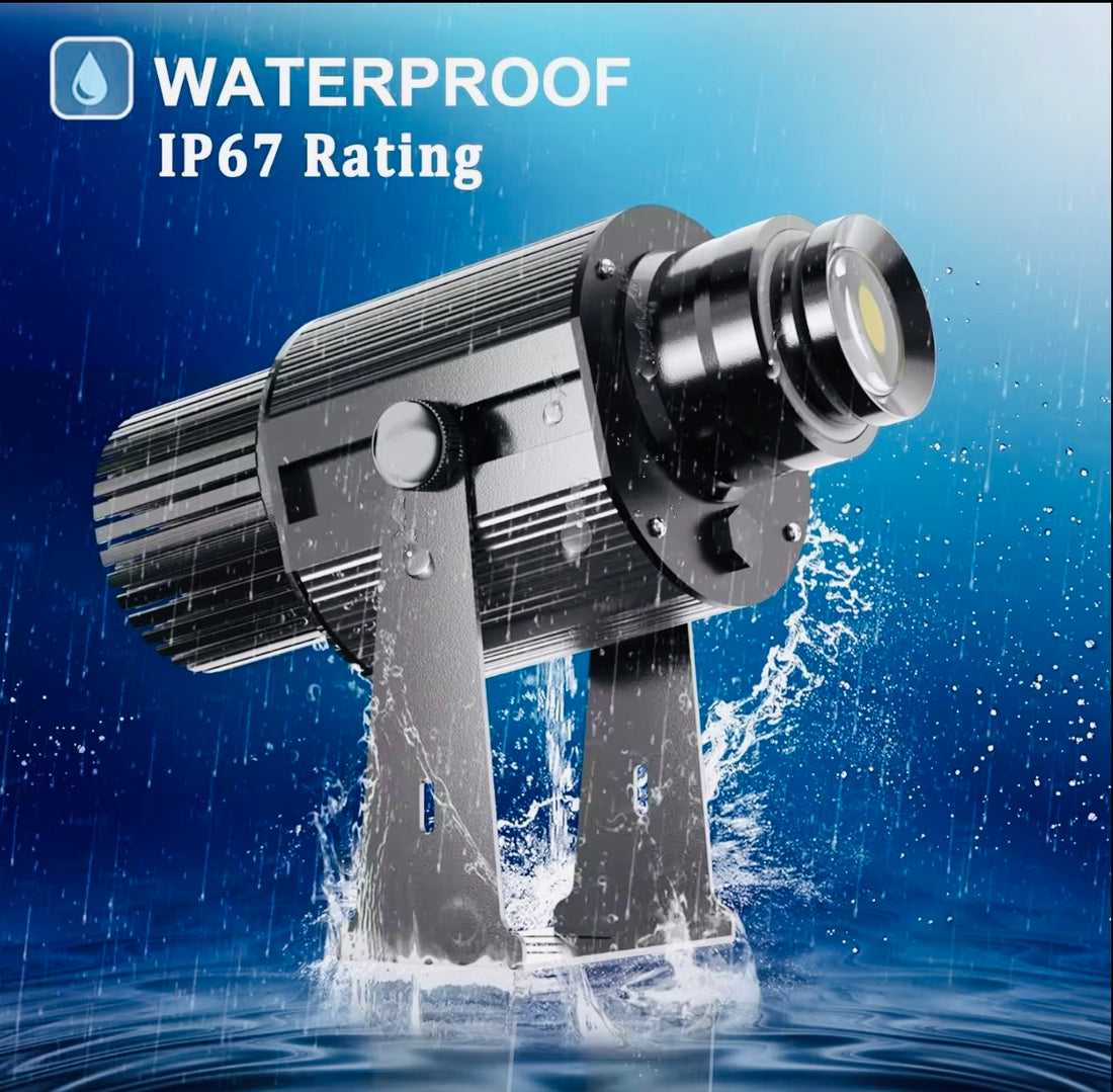 Custom Event & Business LED Gobo Floor Logo Tele-control Outdoor Projector