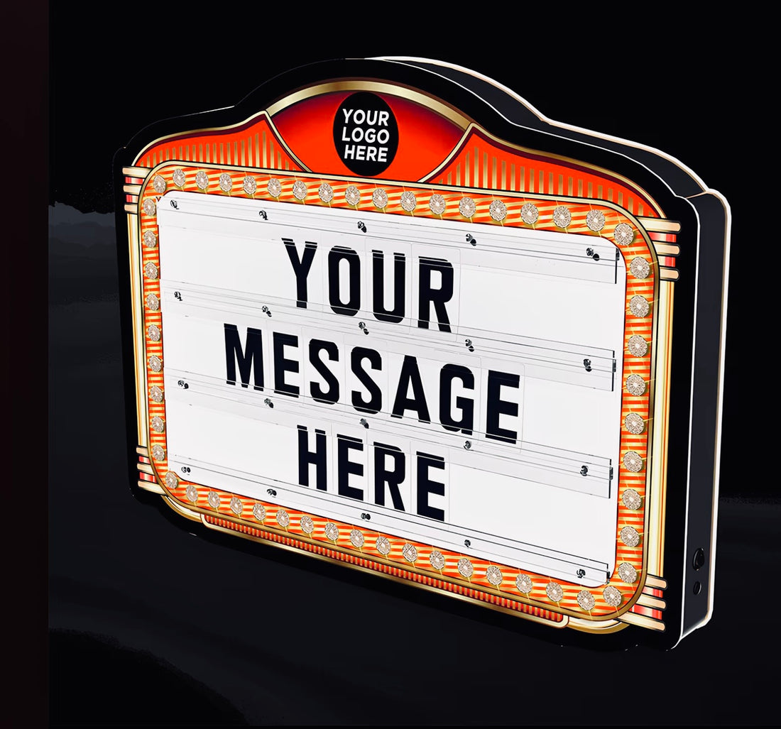 Tailor Elevé Premium LED Event Marquee-Personalized Signage for Venues & Celebrations