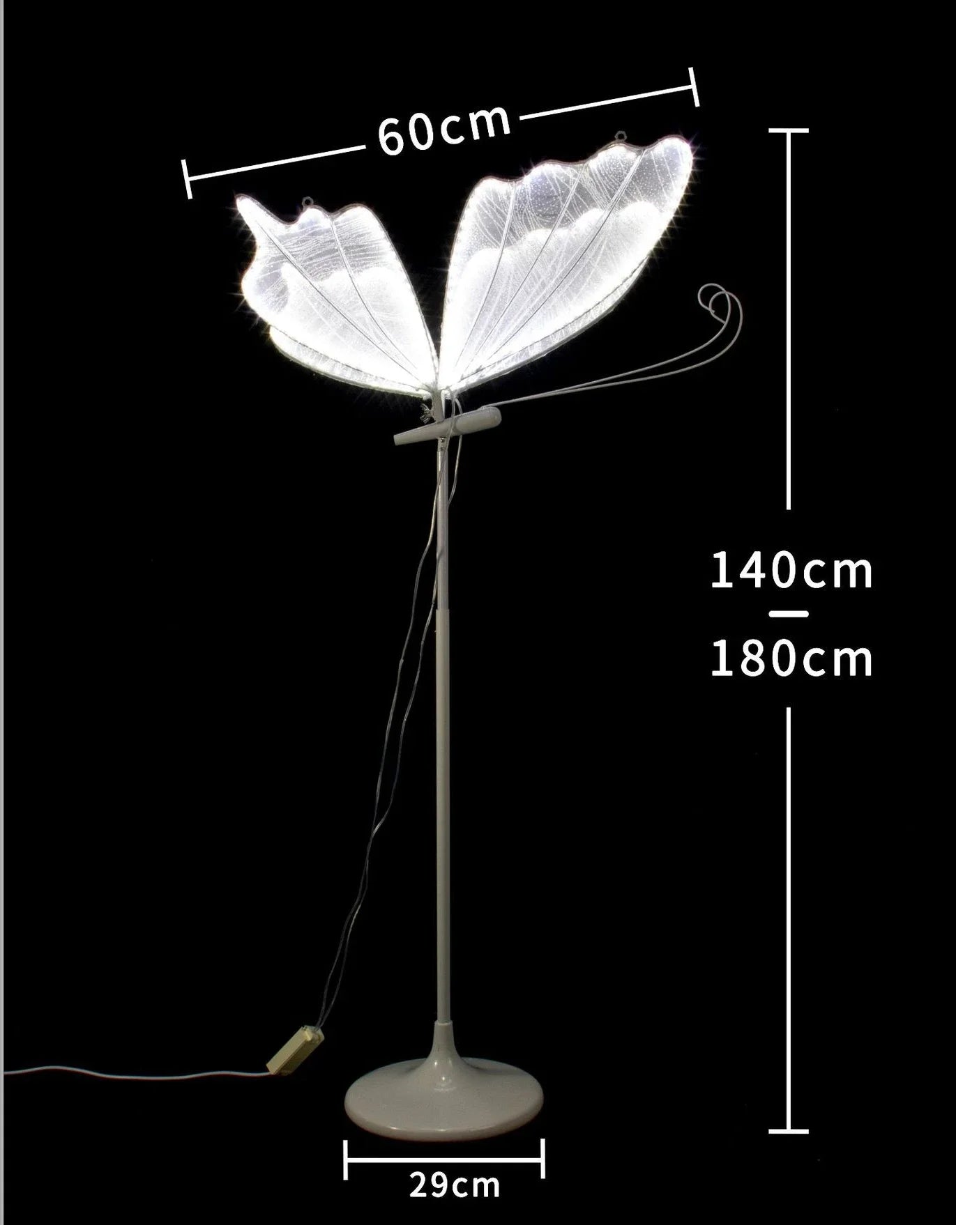 2025 Wedding Floor Lamp Butterflies LED Lace Floor Light for Hotel Romantic Road Load Corridor Party Stage Light Atmosphere Lamp