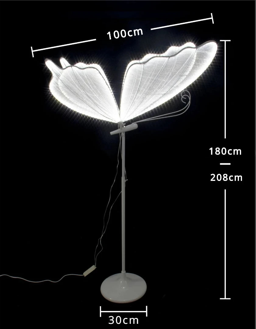 2025 Wedding Floor Lamp Butterflies LED Lace Floor Light for Hotel Romantic Road Load Corridor Party Stage Light Atmosphere Lamp