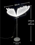 2025 Wedding Floor Lamp Butterflies LED Lace Floor Light for Hotel Romantic Road Load Corridor Party Stage Light Atmosphere Lamp