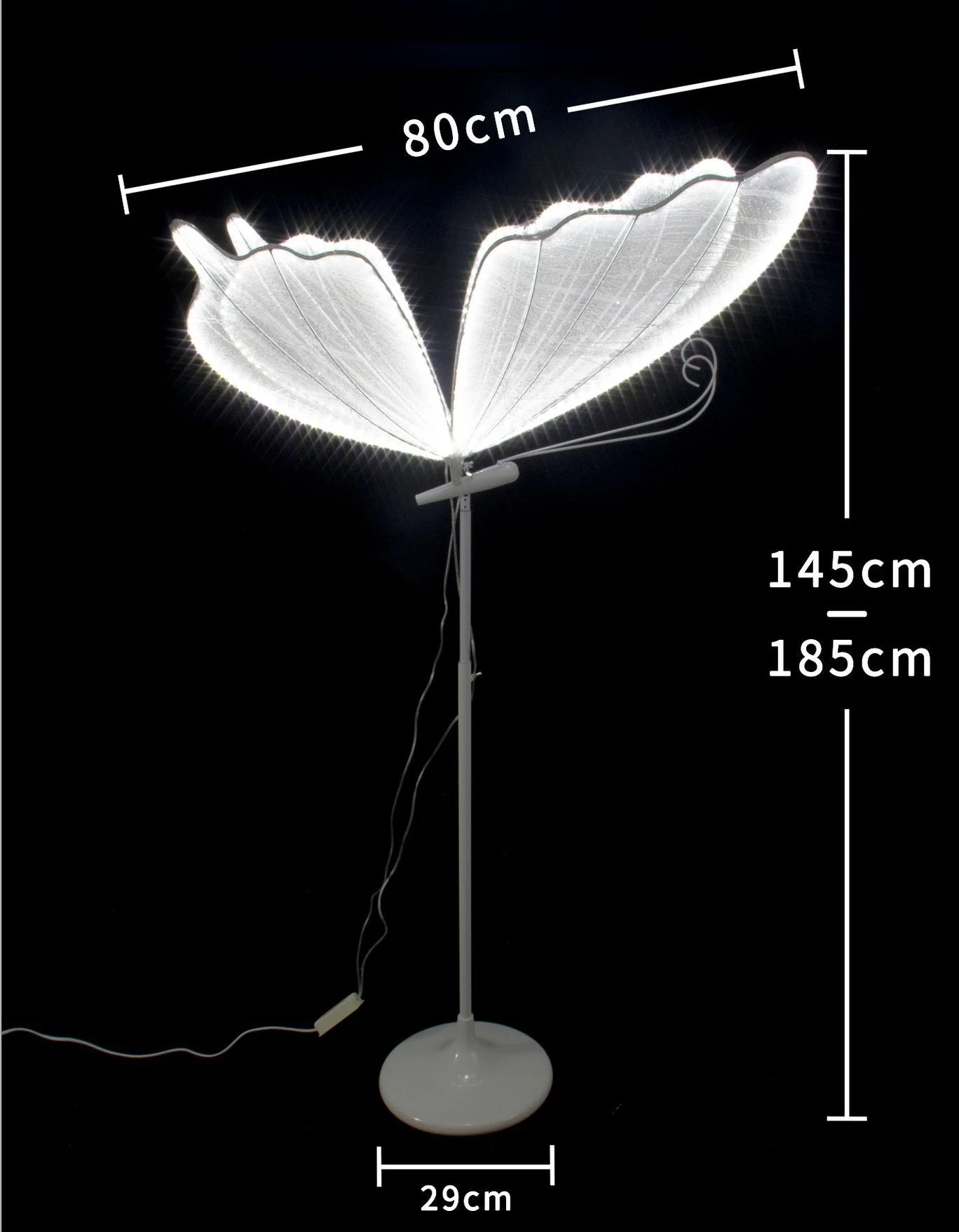 2025 Wedding Floor Lamp Butterflies LED Lace Floor Light for Hotel Romantic Road Load Corridor Party Stage Light Atmosphere Lamp