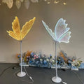 2025 Wedding Floor Lamp Butterflies LED Lace Floor Light for Hotel Romantic Road Load Corridor Party Stage Light Atmosphere Lamp
