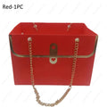 Portable Creative Handbag Flower Paper Packaging Box Bouquet Tote Bags Valentine'S Day Birthday Party Gifts Bags Mother'S Day