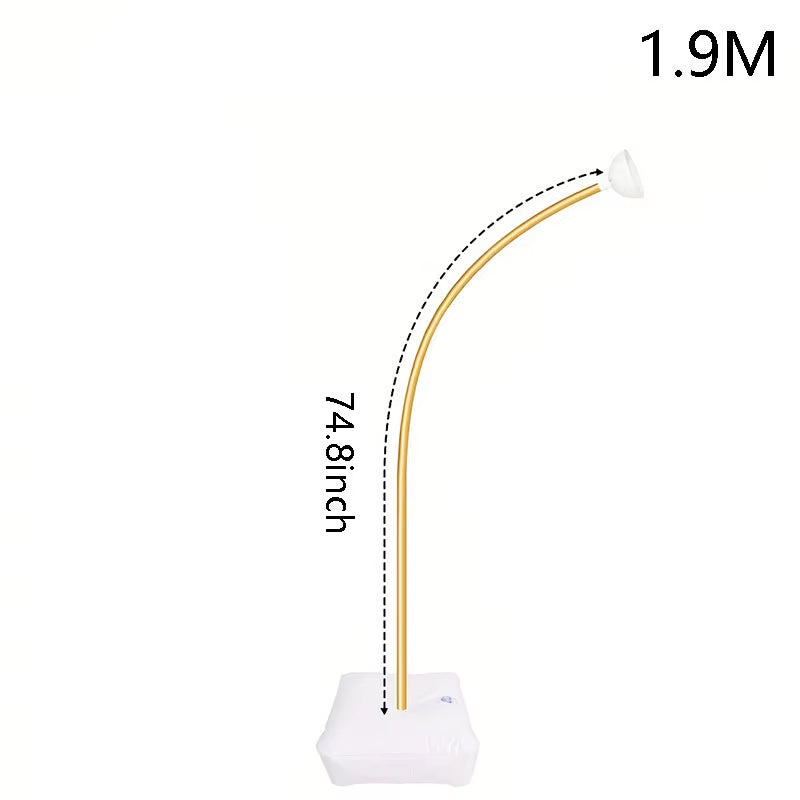 2.5M & 1.5M Free Bending Half Balloon Arch Set Balloon Arch Kit Balloon Arch Stand with Base for Wedding Birthday Party Decor