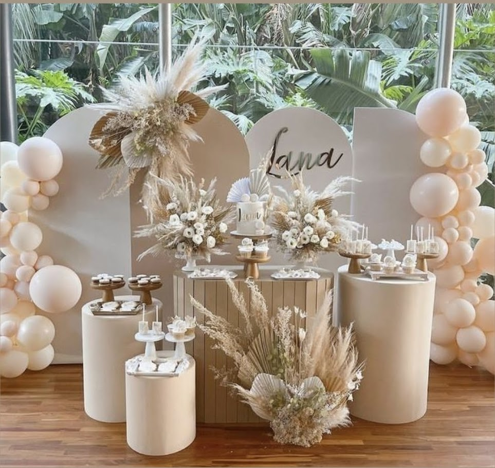 3Pcs Cylinder Cake Stand