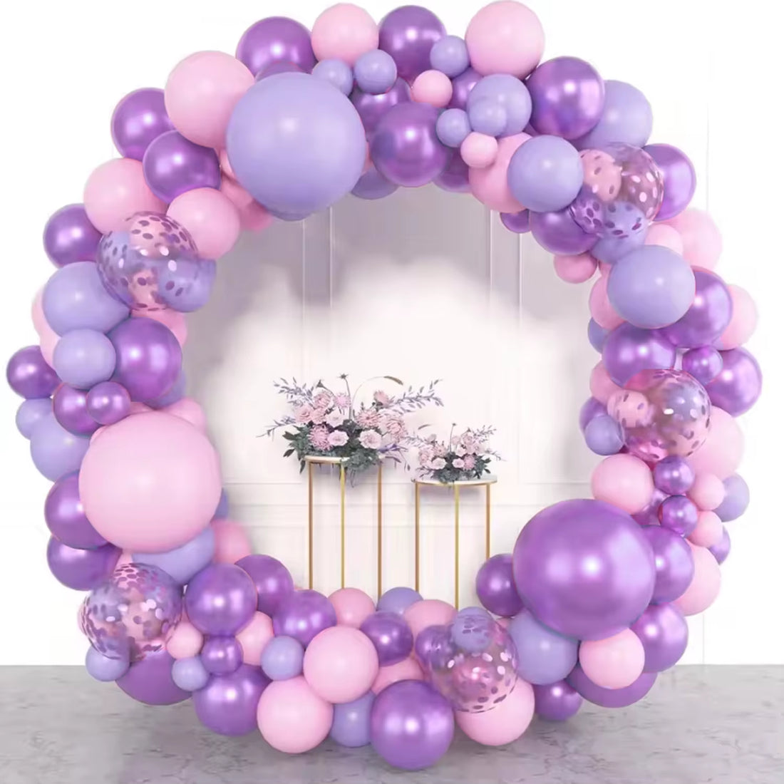 110Pcs Sand White and Gold Balloon Garland Arch Kit for Bridal Wedding Engagement Anniversary Baptism Birthday Party Decorations